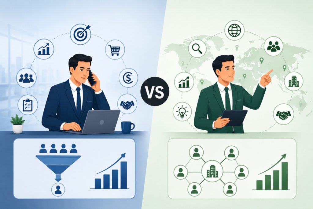 الفرق بين مدير المبيعات ومدير تطوير الأعمال من حيث المهام والمهارات