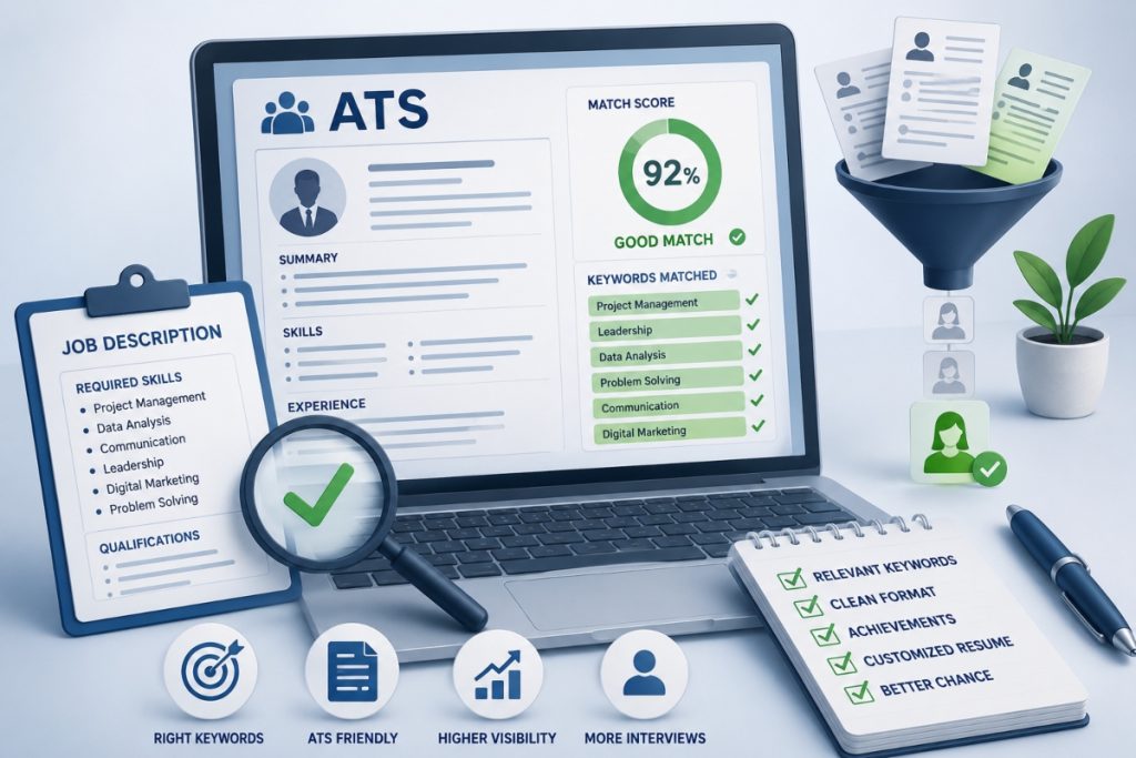 كلمات مفتاحية تساعد في اجتياز ATS - سيرة ذاتية محسّنة لأنظمة التوظيف الآلي